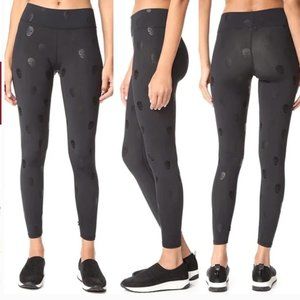 Terez Black Foil Skull Leggings NWT Size Small